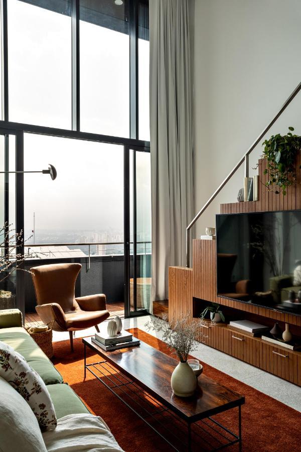 Loft Paulistano Com Vista Da Vila Madalena Sao Paulo Bagian luar foto